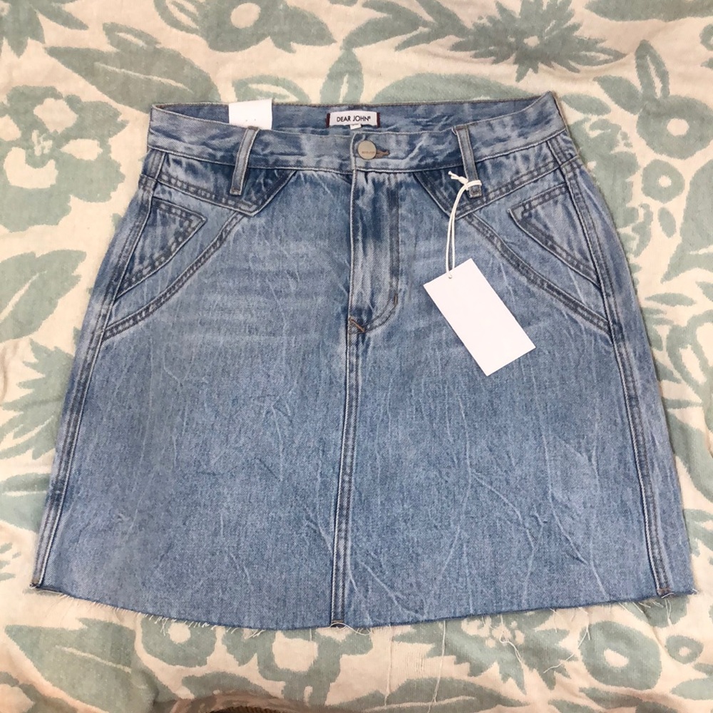 NWT Dear John Quinn Denim Skirt
